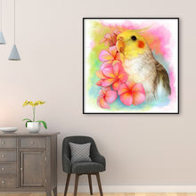 Load image into Gallery viewer, Birds and Flowers 30x30cm(Canvas) full round drill diamond painting
