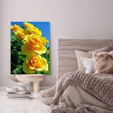 Load image into Gallery viewer, Yellow Rose 30x40cm(Canvas) full round drill diamond painting
