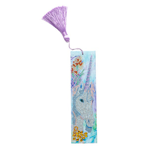 Tassel DIY Special Shaped Diamond Painting Bookmark Kit (AA266 Horn Horse)