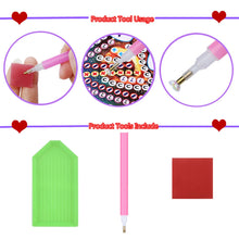 Load image into Gallery viewer, Tassel DIY Special Shape Drill Diamond Painting Bookmark Kit (AA269 Beauty)
