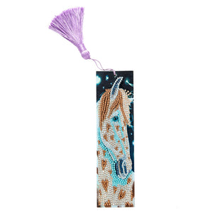 Tassel DIY Special Shaped Drill Diamond Painting Bookmark Kit (AA274 Horse)