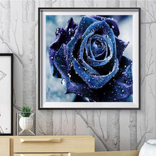 Load image into Gallery viewer, Purple Rose 30*30CM full round DRILL diamond painting
