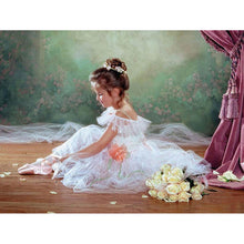 Load image into Gallery viewer, Ballet Girl 40*30CM full round DRILL diamond painting
