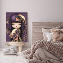 Load image into Gallery viewer, Kokeshi Doll 30*40CM full round DRILL diamond painting

