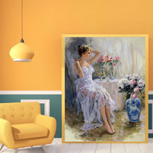Load image into Gallery viewer, Woman 30*40cm(Canvas) Full Round Drill Diamond Painting
