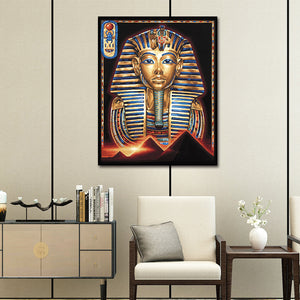 Egyptian Portrait 30*40cm(Canvas) Full Round Drill Diamond Painting