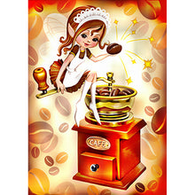 Load image into Gallery viewer, Cook Girl 30*40cm(Canvas) Full Round Drill Diamond Painting
