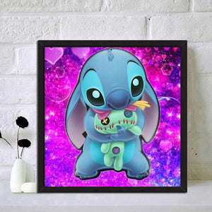 Cute Stitch 30*30cm(Canvas) Full Round Drill Diamond Painting