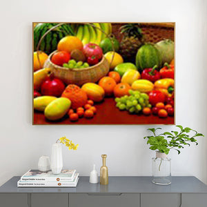Fruit Harvest 40*30cm(Canvas) Full Round Drill Diamond Painting