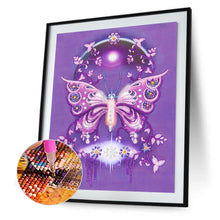 Load image into Gallery viewer, Butterfly 30*40cm(Canvas)  Beautiful Special Shaped Drill Diamond Painting
