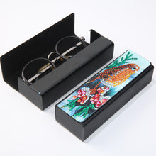 Load image into Gallery viewer, DIY Leather Diamond Painting Glasses Storage Case Mosaic Kit (Q34 Bird)
