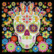 Load image into Gallery viewer, Skull  30*30cm(Canvas)  Beautiful Special Shaped Drill Diamond Painting
