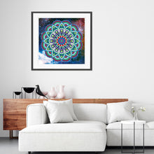 Load image into Gallery viewer, Mandala 30*30cm(Canvas)  Beautiful Special Shaped Drill Diamond Painting
