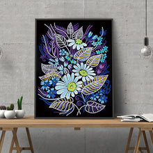 Load image into Gallery viewer, Flower 30*40cm(Canvas)  Beautiful Special Shaped Drill Diamond Painting
