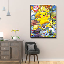 Load image into Gallery viewer, Pikachu 40*50cm(Canvas) Full Round Drill Diamond Painting
