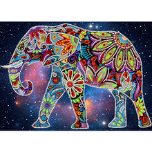 Load image into Gallery viewer, Elephant 30*40cm(Canvas)  Beautiful Special Shaped Drill Diamond Painting
