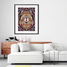 Load image into Gallery viewer, Tiger 30*40cm(Canvas)  Beautiful Special Shaped Drill Diamond Painting
