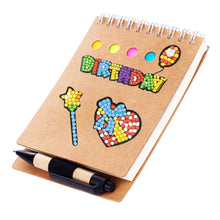 Load image into Gallery viewer, 14pcs Kids Toy Stickers DIY Round Drill Diamond Painting Birthday Cake Set
