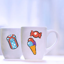 Load image into Gallery viewer, 14pcs Kids Toy Stickers DIY Round Drill Diamond Painting Birthday Cake Set
