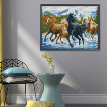 Load image into Gallery viewer, Horse 50*40cm 11CT Stamped Cross Stitch
