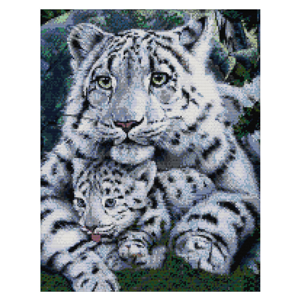 Tiger (45*56cm) 11CT stamped cross stitch