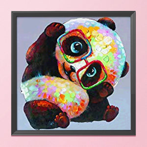 D-Panda 40*40cm 11CT Stamped Cross Stitch