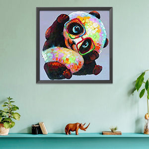 D-Panda 40*40cm 11CT Stamped Cross Stitch