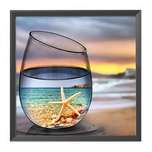 Load image into Gallery viewer, Beach Glass 40*40cm 11CT Stamped Cross Stitch
