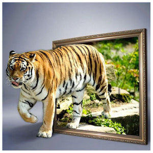 Tiger Animal 30x30cm(canvas) full round drill diamond painting