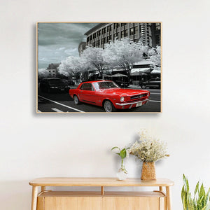 Car 40x30cm(canvas) full round drill diamond painting