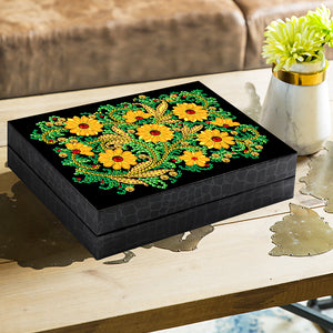 Resin Flower Jewelry Box Special-Shaped Diamond Painting Storage Container