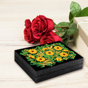 Resin Flower Jewelry Box Special-Shaped Diamond Painting Storage Container