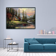 Load image into Gallery viewer, Quiet River 36*46cm 11CT Stamped Cross Stitch
