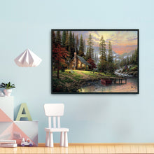 Load image into Gallery viewer, Quiet River 36*46cm 11CT Stamped Cross Stitch
