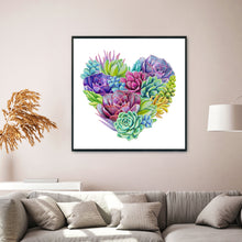 Load image into Gallery viewer, Succulent  40 * 40cm 11CT Stamped Cross Stitch
