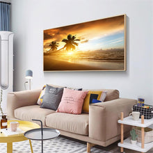 Load image into Gallery viewer, Sunrise Coconut - Full Round Drill Diamond Painting - 85x45cm(Canvas)
