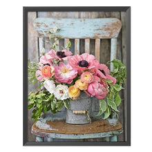 Load image into Gallery viewer, Blooming Flower (40*50cm) 11CT stamped cross stitch

