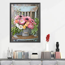 Load image into Gallery viewer, Blooming Flower (40*50cm) 11CT stamped cross stitch
