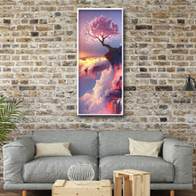 Load image into Gallery viewer, Cliff Tree 50*110cm(canvas) full round drill diamond painting
