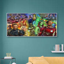 Load image into Gallery viewer, Super Hero 80*40cm(canvas) full round drill diamond painting
