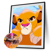 Load image into Gallery viewer, Cartoon Lion 30x 40cm  (Canvas) Full Round Drill Diamond Painting
