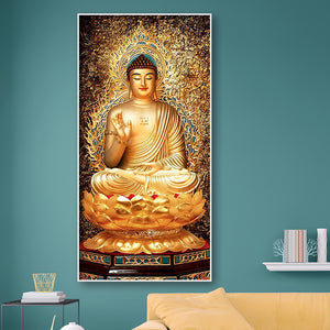 Buddha 45*85cm(canvas) full round drill diamond painting