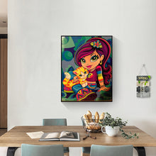 Load image into Gallery viewer, Lisa Frank 30x 40cm  (Canvas) Full Round Drill Diamond Painting

