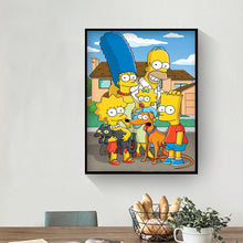 Load image into Gallery viewer, Cartoon Family 30x 40cm  (Canvas) Full Round Drill Diamond Painting
