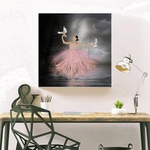 Load image into Gallery viewer, Ballet Girl 30x 30cm  (Canvas) Full Round Drill Diamond Painting
