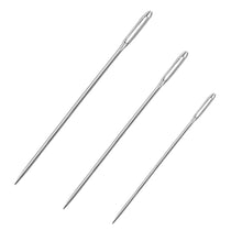 Load image into Gallery viewer, Big Eye Sewing Needles Set Stainless Steel Stitching Tools (5pcs a bottle)

