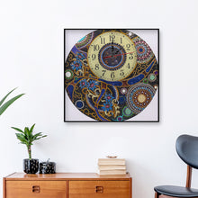 Load image into Gallery viewer, DIY Part Special Shaped Rhinestone Clock 5D Painting Kit (Mandala DZ568)
