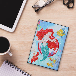 A5 5D Notebook DIY Part Special Shape Rhinestone Diary Book (Fish WXB048)