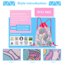Load image into Gallery viewer, Diamond Painting DIY Special Shaped Drill Horn Horse Backpack Kit (WXC062)
