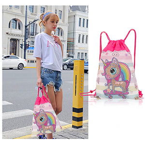 Diamond Painting DIY Special Shaped Drill Horn Horse Backpack Kit (WXC065)